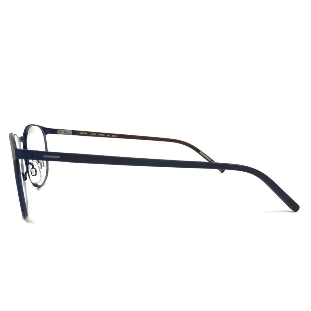 Lightec by Morel Eyeglasses Frames 8239L BB072 Brown Blue Full Rim 49-21-145